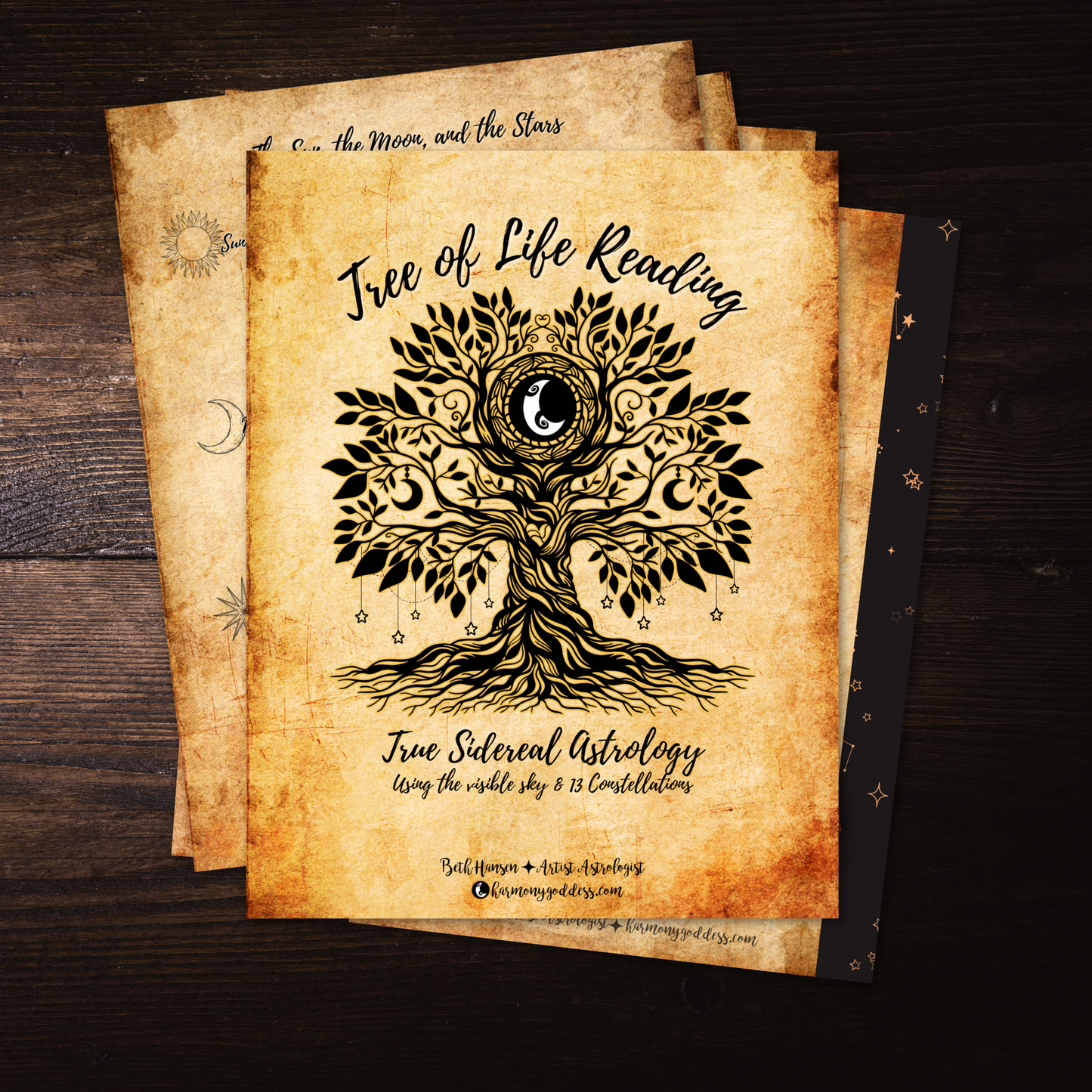 Tree of Life True Sidereal Astrology Reading - Email PDF