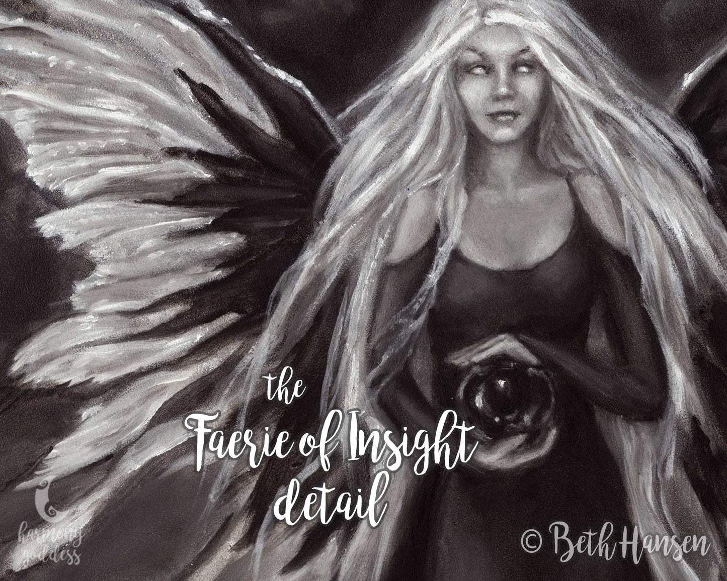 Gothic Dark Fairy Altar Print