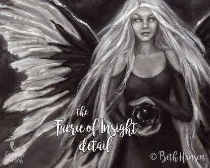 Gothic Dark Fairy Altar Print