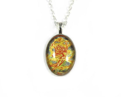 Fire Elemental Sprite Necklace
