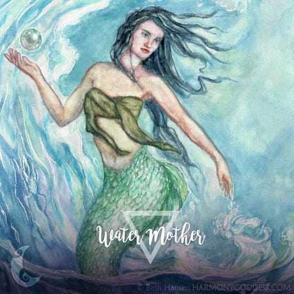 Water Mother Goddess Altar Print