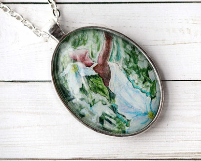 Trillium Goddess Necklace