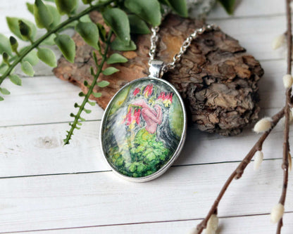 Wild Columbine Goddess Necklace